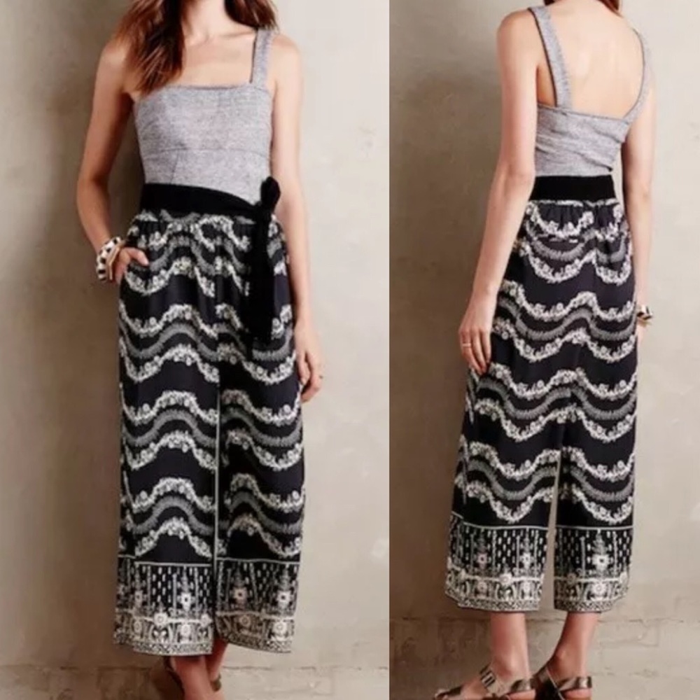 Lilka Anthropologie Maple Lane Floral Jumpsuit